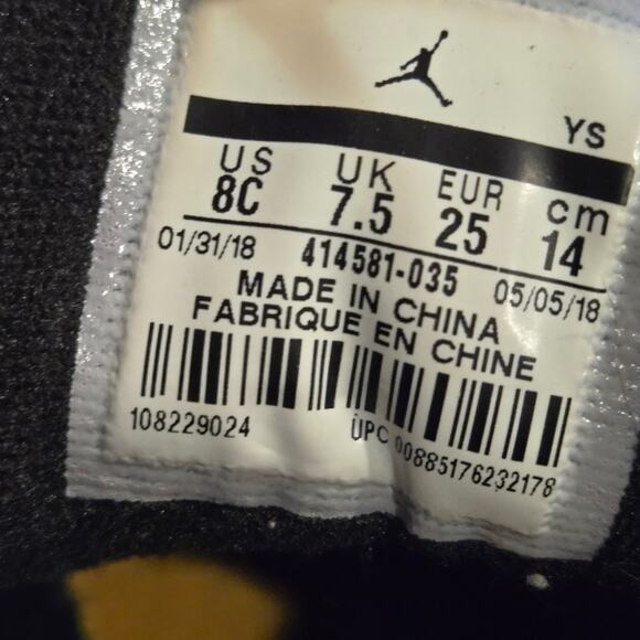 Infant Air Jordan 13 Retro B Grade Melo Sneakers Size 8 C - Picture 5 of 8